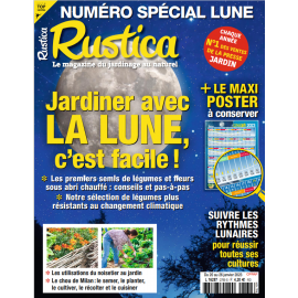 Livre Jardinez avec la lune 2024 - conseils et calendrier lunaire