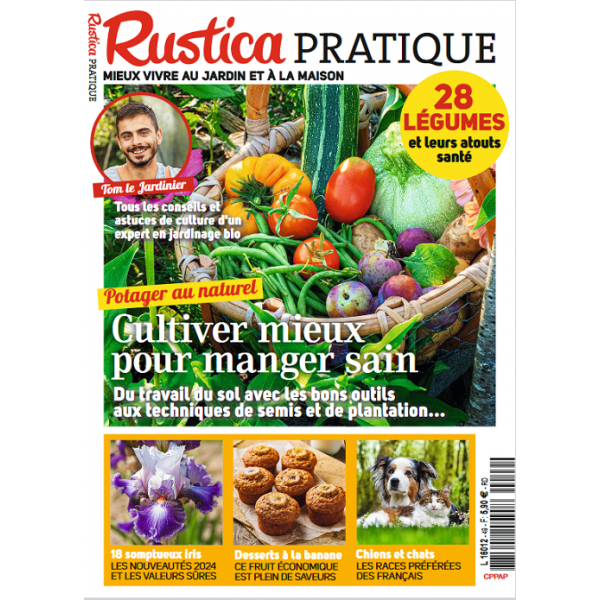 Le livre  Réussir son potager avec la lune mars 2023 février 2024  aux  Éditions Rustica : Livres jardin RUSTICA maison - botanic®