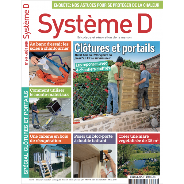 Système D n°847 (Août 2016)