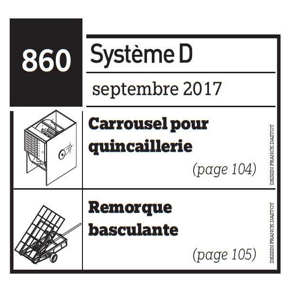 Carrousel pour quincaillerie + Remorque basculante - Plan envoyé par courrier au format papier