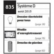 Dossier électricité pour tous - Studio d'enregistrement - douche de piscine - Plan envoyé par courrier au format papier