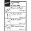 Barque à fond plat - Podiums pliants - Rouleau à gazon - Table multifonction - Plan envoyé par courrier au format papier