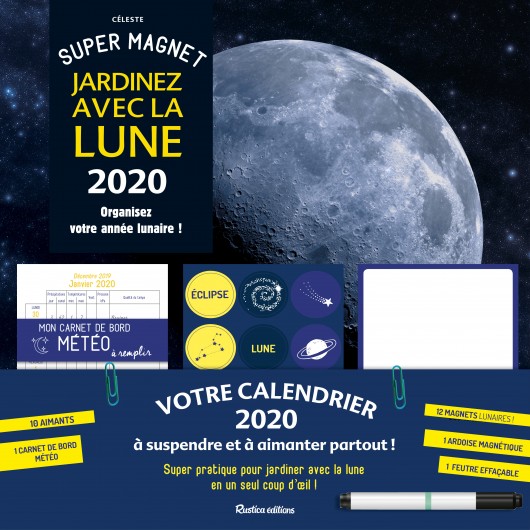 Super magnet Jardinez avec la Lune 2020 Super magnet Jardinez avec la Lune 2020