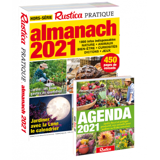 Calendrier Rustica 2021 Almanach Rustica 2021 + agenda 2021
