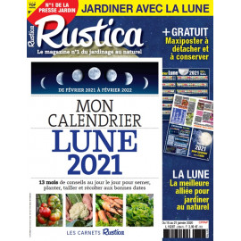 Calendrier Lunaire Rustica Janvier 2022 RUSTICA   Jardiner avec la Lune 2021